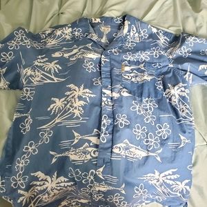 Columbia Hawaiian Fishing Shirt